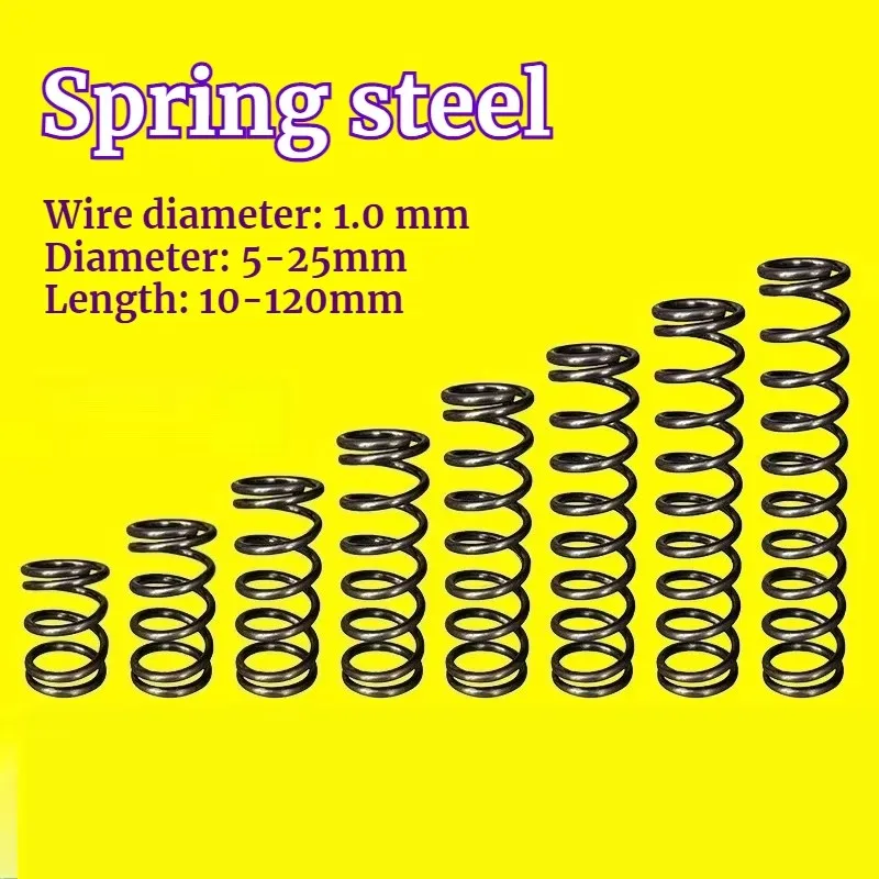 5pcs/lot compressed spring 1.0mm spring steel length 60mm-100mm
5pcs/lot compressed spring 1.0mm spring steel length 60mm-100mm
