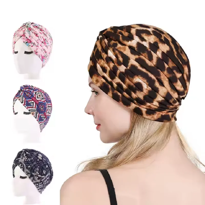 New Flower Print Knot Turban Hat Bandana Cancer Chemo Beanies Headwrap Caps Bonnet Elastic Hair Headband Inner hijabs turbante
New Flower Print Knot Turban Hat Bandana Cancer Chemo Beanies Headwrap Caps Bonnet Elastic Hair Headband Inner hijabs turbante