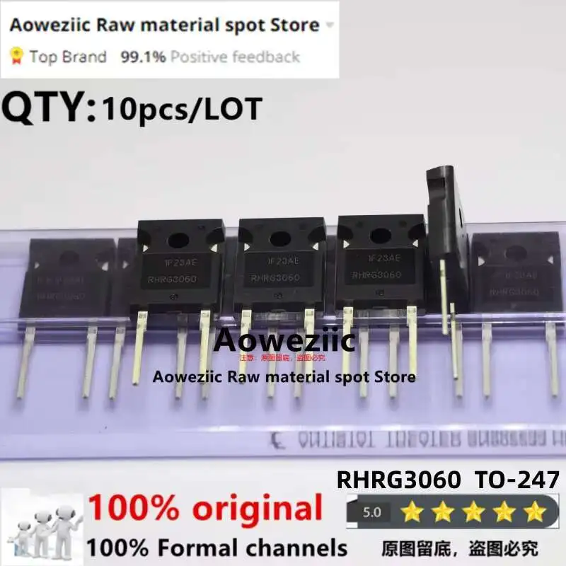 Aoweziic 100% новый импортный оригинальный RHRG3060 RHRG3O6O TO-247 диод быстрого восстановления 30А 600В
Aoweziic 100% новый импортный оригинальный RHRG3060 RHRG3O6O TO-247 диод быстрого восстановления 30А 600В