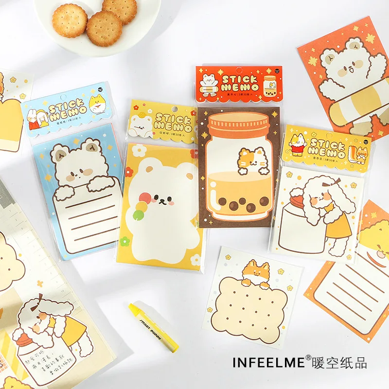 1set/lot Memo Pads Sticky Notes Furry series Paper diary Scrapbooking Stickers Office School stationery Notepad
1set/lot Memo Pads Sticky Notes Furry series Paper diary Scrapbooking Stickers Office School stationery Notepad