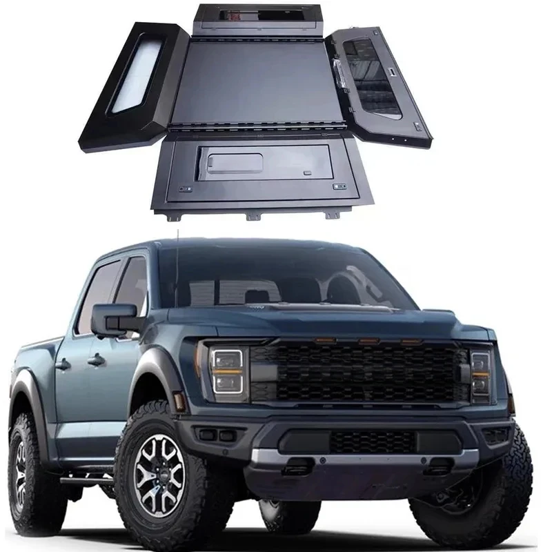 Aluminum Alloy Steel Hard Top Pickup Canopy with Glass 5.5ft 6.5ft
Aluminum Alloy Steel Hard Top Pickup Canopy with Glass 5.5ft 6.5ft