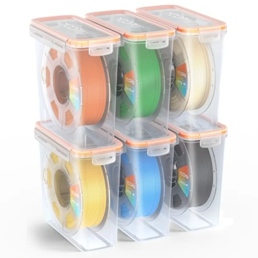 Pro Filament Storage Box Single Spool Airtight Filament Storage Container for Protection with Desiccants Precision Moisture Con
Pro Filament Storage Box Single Spool Airtight Filament Storage Container for Protection with Desiccants Precision Moisture Con