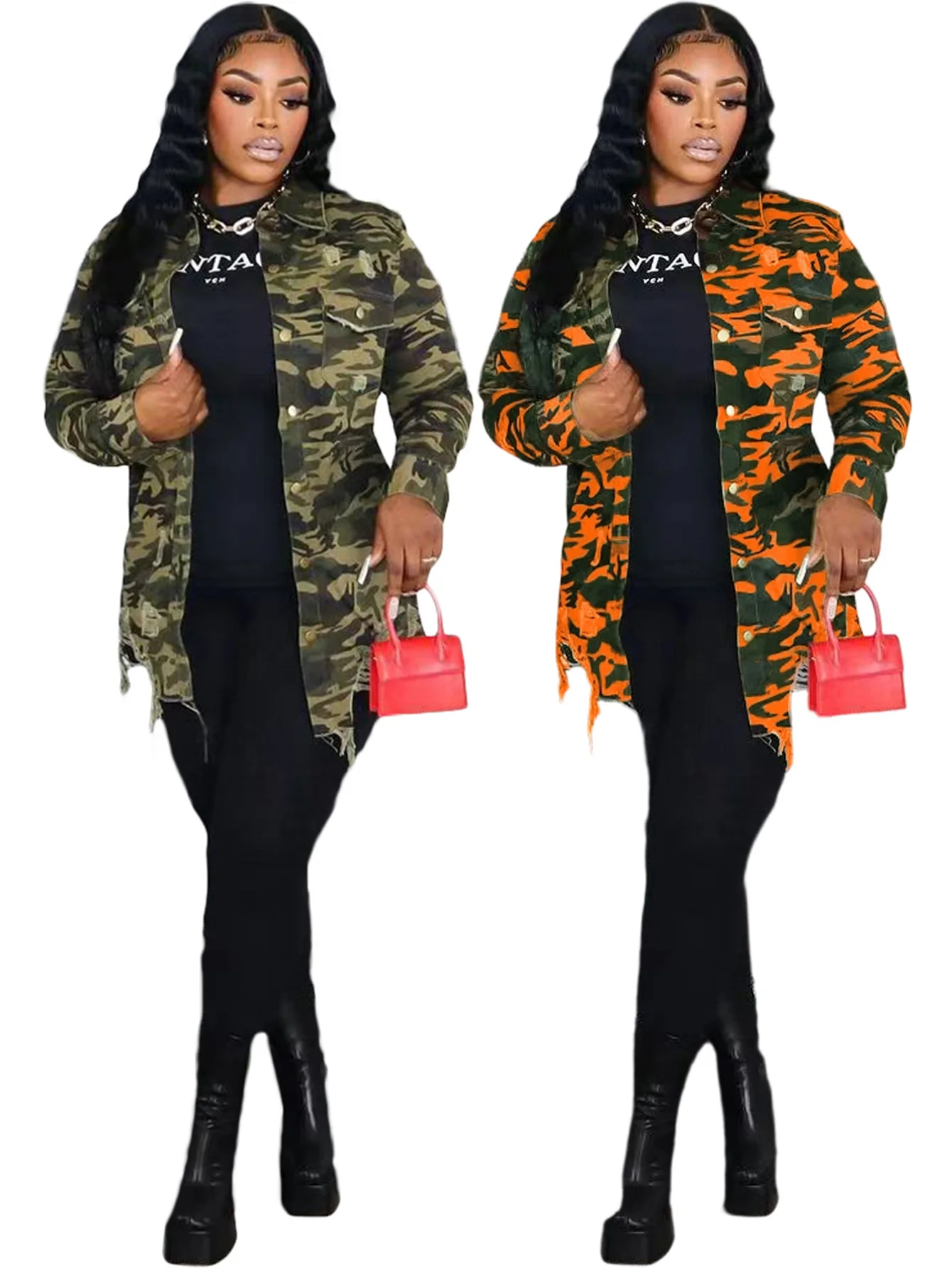 D8661 New 2026 Women's Long Sleeve Camouflage Shirt with Hole Design European Style Fashion Top
D8661 New 2026 Women's Long Sleeve Camouflage Shirt with Hole Design European Style Fashion Top