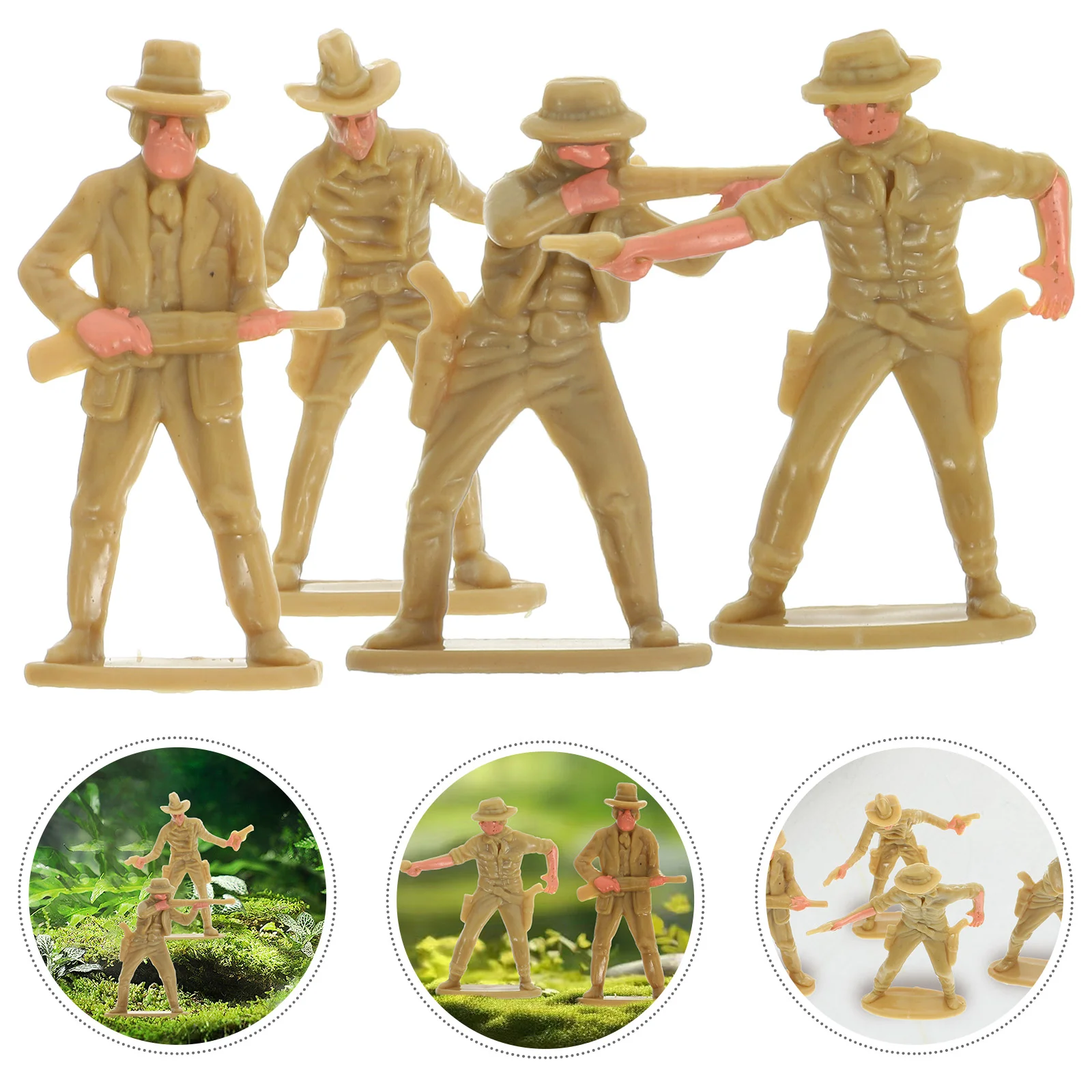 20 Pcs Mini Toys Miniature Character Cowboy Figures Fake Human Model Light Brown Sand Table Decors
20 Pcs Mini Toys Miniature Character Cowboy Figures Fake Human Model Light Brown Sand Table Decors