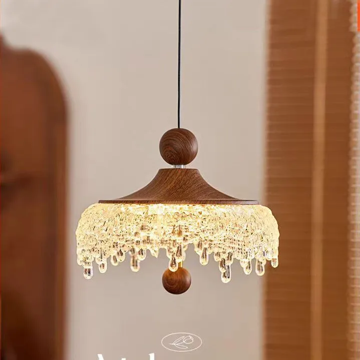French-style design pendant lamp retro walnut color imitation crystal small pendant lamp ceiling lights chandelier sensor light
French-style design pendant lamp retro walnut color imitation crystal small pendant lamp ceiling lights chandelier sensor light