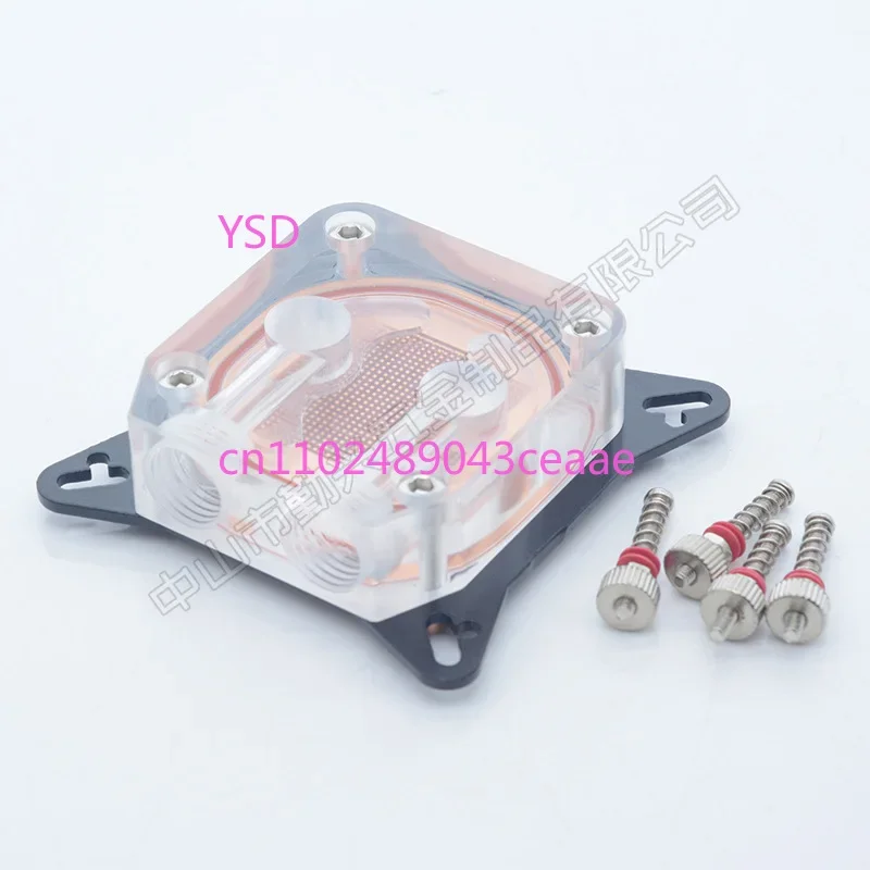 Graphics Card Core Water Block (52-63mm Compatible, Supports 2-Hole/4-Hole Installation for PC GPU Cooling)
Graphics Card Core Water Block (52-63mm Compatible, Supports 2-Hole/4-Hole Installation for PC GPU Cooling)
