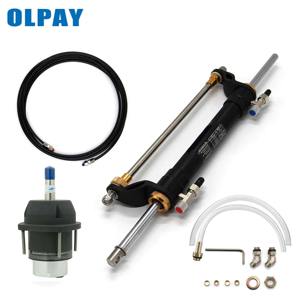 90HP Outboard Hydraulic Steering System For Boat With Helm Pump Cylinder And Tubes
90HP Outboard Hydraulic Steering System For Boat With Helm Pump Cylinder And Tubes