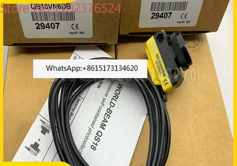 Фотоэлектрический датчик переключателя QS18VN6DB QS18VP6DB подлинный и совершенно новый
Фотоэлектрический датчик переключателя QS18VN6DB QS18VP6DB подлинный и совершенно новый