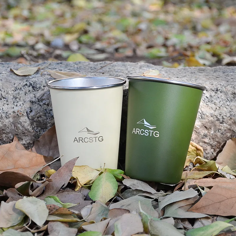 Чашка для кемпинга на открытом воздухе, из нержавеющей стали, дорожные кружки для барбекю, кофе, чая, питья для вечеринки, бутылки вина, пива, посуда для напитков
Чашка для кемпинга на открытом воздухе, из нержавеющей стали, дорожные кружки для барбекю, кофе, чая, питья для вечеринки, бутылки вина, пива, посуда для напитков