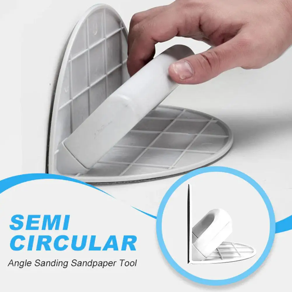 NEW Multifunctional Sandpaper Rack Self-adhesive Handheld Sanding Sandpaper Tool Semi-Circular Angle Sander Kit 180 240 320 Grit
NEW Multifunctional Sandpaper Rack Self-adhesive Handheld Sanding Sandpaper Tool Semi-Circular Angle Sander Kit 180 240 320 Grit
