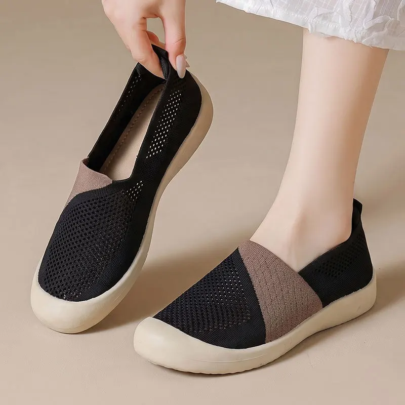 Women's Walking Shoes Slip On Loafers Breathable Knit Comfortable Casual Outdoor Fashion Design Easy Wear
Women's Walking Shoes Slip On Loafers Breathable Knit Comfortable Casual Outdoor Fashion Design Easy Wear