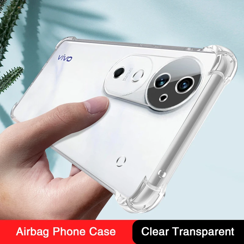 Silicone Shockproof Phone Case for VIVO S19 Pro S19Pro 5G Shell Airbag Transparent Original Soft High Qualtiy Back Covers Fundas
Silicone Shockproof Phone Case for VIVO S19 Pro S19Pro 5G Shell Airbag Transparent Original Soft High Qualtiy Back Covers Fundas