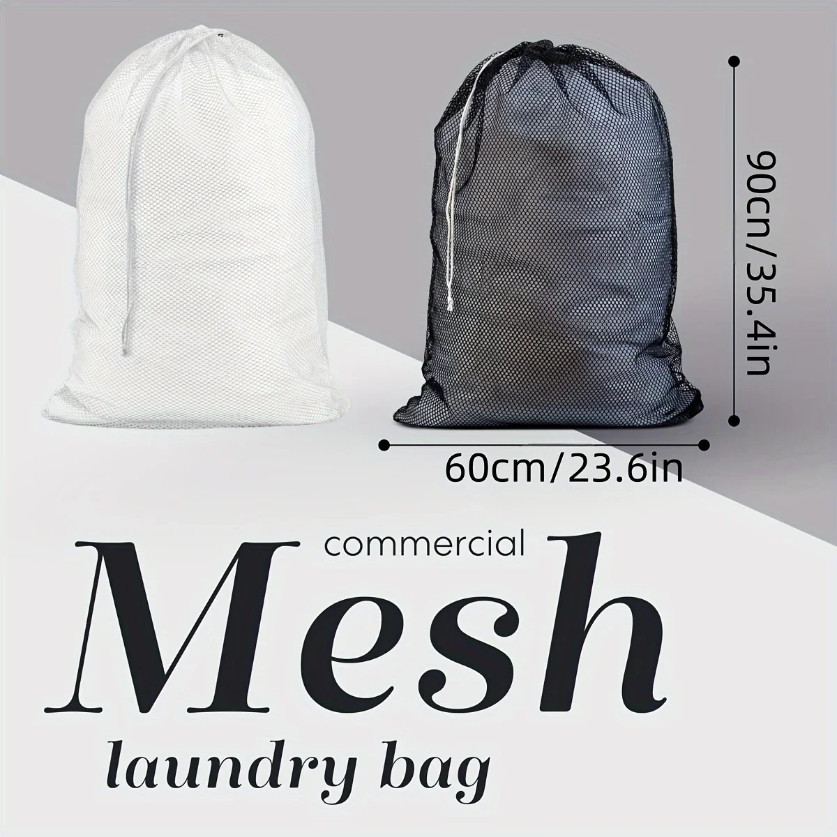 Large Size Laundry Mesh Bag Solid Color Drawstring Laundry Bag Anti-snagging Anti-deformation Mesh Clothes Washing Bag 60x90cm
Large Size Laundry Mesh Bag Solid Color Drawstring Laundry Bag Anti-snagging Anti-deformation Mesh Clothes Washing Bag 60x90cm