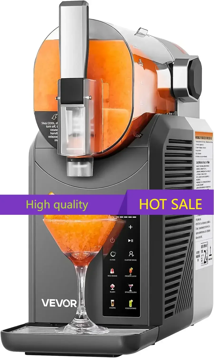 Cost-effective Slushie Machine, 2L/68oz No Ice Needed Slushy Machine for Home,Frozen Drink Maker with 6 Preset Programs,Margarit
Cost-effective Slushie Machine, 2L/68oz No Ice Needed Slushy Machine for Home,Frozen Drink Maker with 6 Preset Programs,Margarit