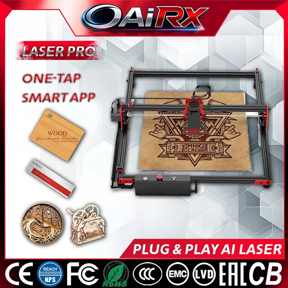 Настольный лазерный гравер для самостоятельной сборки (DIY) – портативный станок для гравировки металла, ювелирных изделий и кредитных карт, производство напрямую с завода
Настольный лазерный гравер для самостоятельной сборки (DIY) – портативный станок для гравировки металла, ювелирных изделий и кредитных карт, производство напрямую с завода