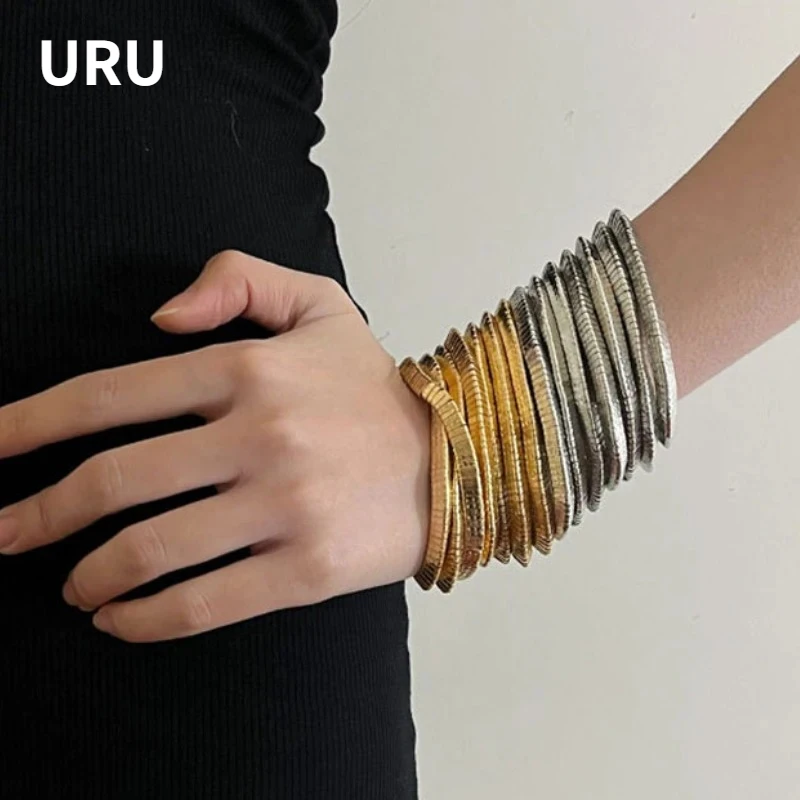 Modern Jewelry Popular Design Multi Layers Metal Stretch Bracelets For Women Party Gifts Fine Accessories 2025 Trend New
Modern Jewelry Popular Design Multi Layers Metal Stretch Bracelets For Women Party Gifts Fine Accessories 2025 Trend New