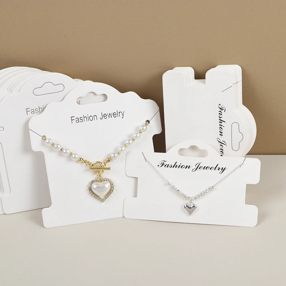 25PCS Fashion White Craft Paper Packing Cardboard For Bracelet Necklace Hanging Display Organizer DIY Jewelry Packaging Supplies
25PCS Fashion White Craft Paper Packing Cardboard For Bracelet Necklace Hanging Display Organizer DIY Jewelry Packaging Supplies