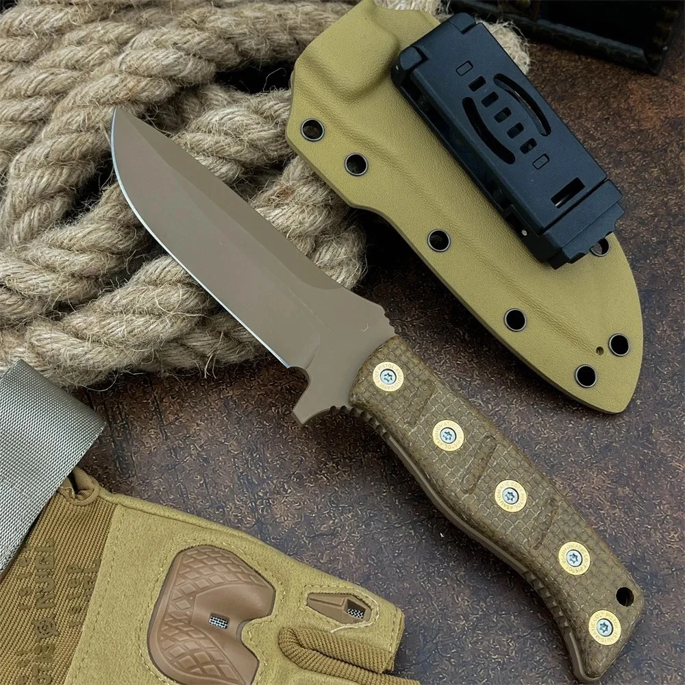 BM 375 Adamas Fixed Blade Knife, D2 Steel Blade with Premium Micarta Handle for Outdoor Camping, Hunting Includes Sheath
BM 375 Adamas Fixed Blade Knife, D2 Steel Blade with Premium Micarta Handle for Outdoor Camping, Hunting Includes Sheath