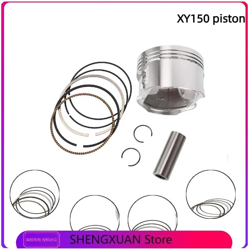 XY150cc Motorcycle Piston Assembly Anti Deformation Stable Running Fit XY150 Motorbike Engine Parts
XY150cc Motorcycle Piston Assembly Anti Deformation Stable Running Fit XY150 Motorbike Engine Parts