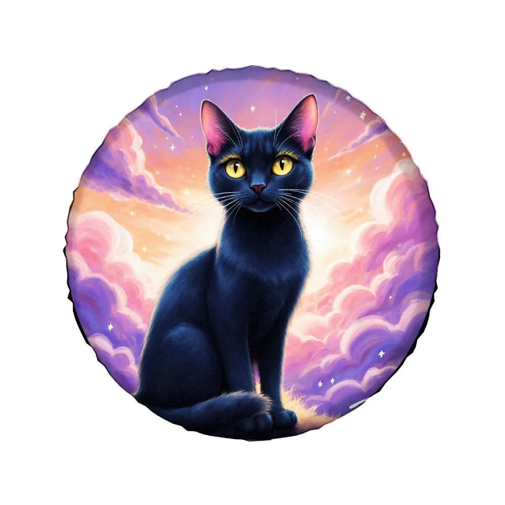 Black Cat In Sunset Clouds Spare Tire Cover Polyester Durable Protector For RV SUV Truck
Black Cat In Sunset Clouds Spare Tire Cover Polyester Durable Protector For RV SUV Truck