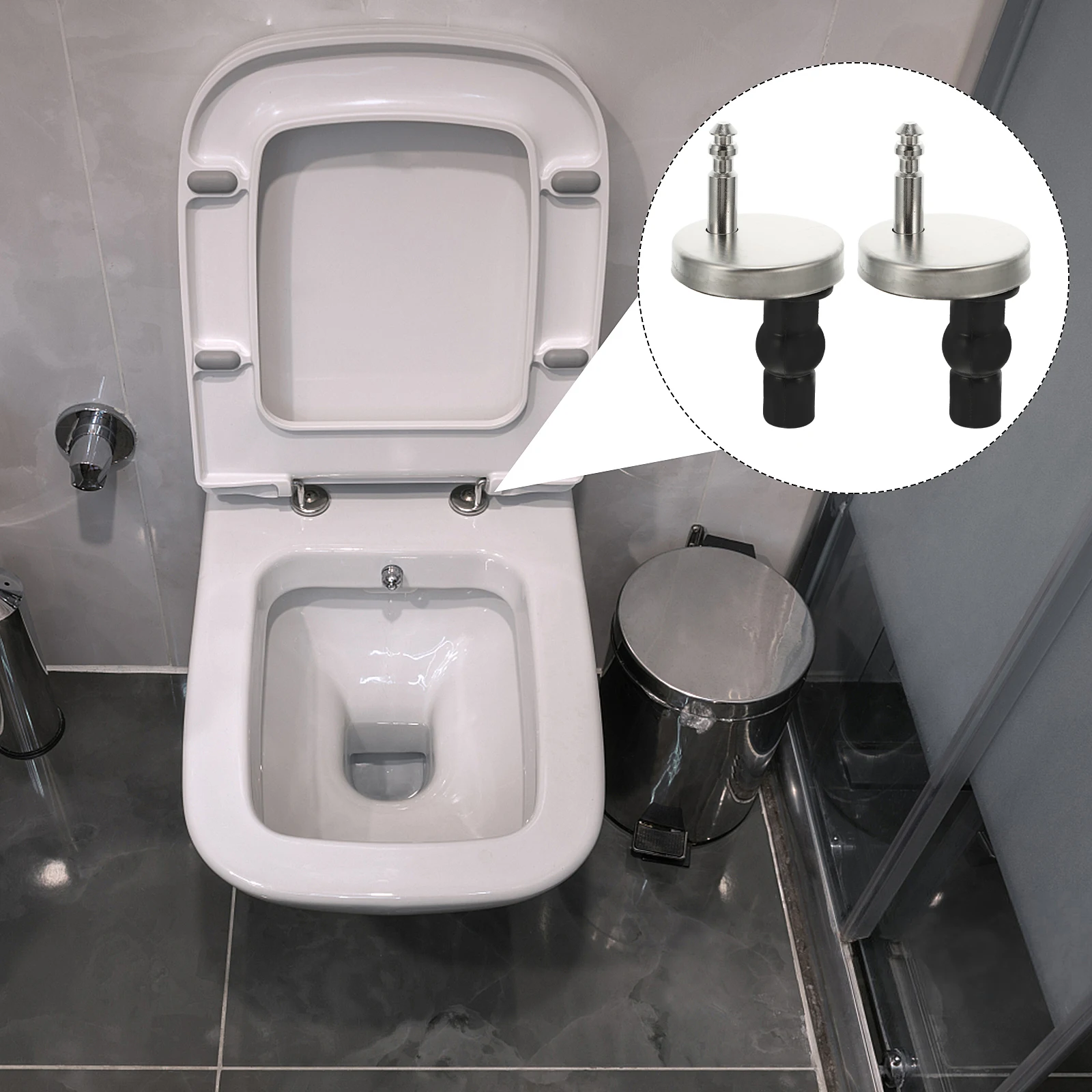Toilet Seat Stainless Steel Hinges Replacement Toilet Seat Hinge Fittings Durable Practical
Toilet Seat Stainless Steel Hinges Replacement Toilet Seat Hinge Fittings Durable Practical