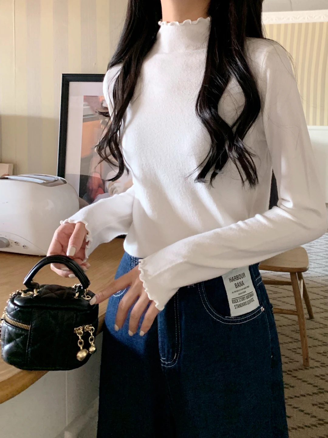 Korean Sle Wood ain Long Sve Knitted Sweater Women's Slim Fit f High Collar Autumn New Sle Versatile Anti Ag...
Korean Sle Wood ain Long Sve Knitted Sweater Women's Slim Fit f High Collar Autumn New Sle Versatile Anti Ag...