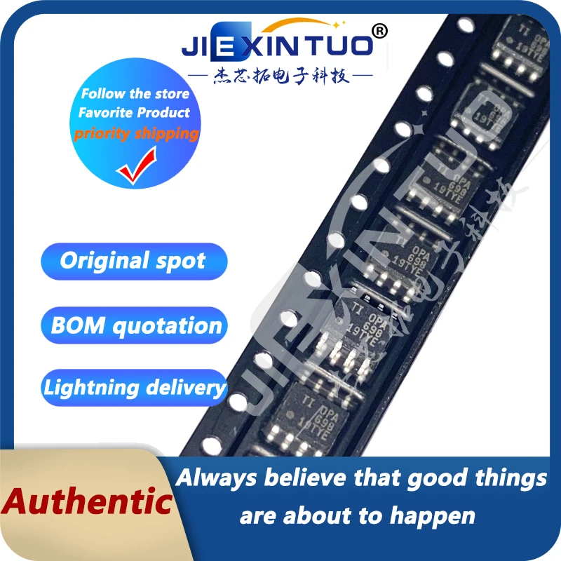 OPA698IDR OPA 698 IC VOLTAGE FEEDBACK 1 CIRC 8SOIC Voltage Feedback Amplifier 1 Circuit 8-SOIC
OPA698IDR OPA 698 IC VOLTAGE FEEDBACK 1 CIRC 8SOIC Voltage Feedback Amplifier 1 Circuit 8-SOIC