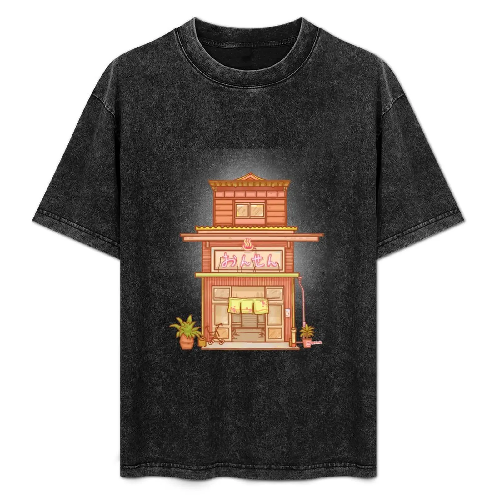 Onsen T-Shirt Basic Solid Color Casual Tee Shirt
Onsen T-Shirt Basic Solid Color Casual Tee Shirt