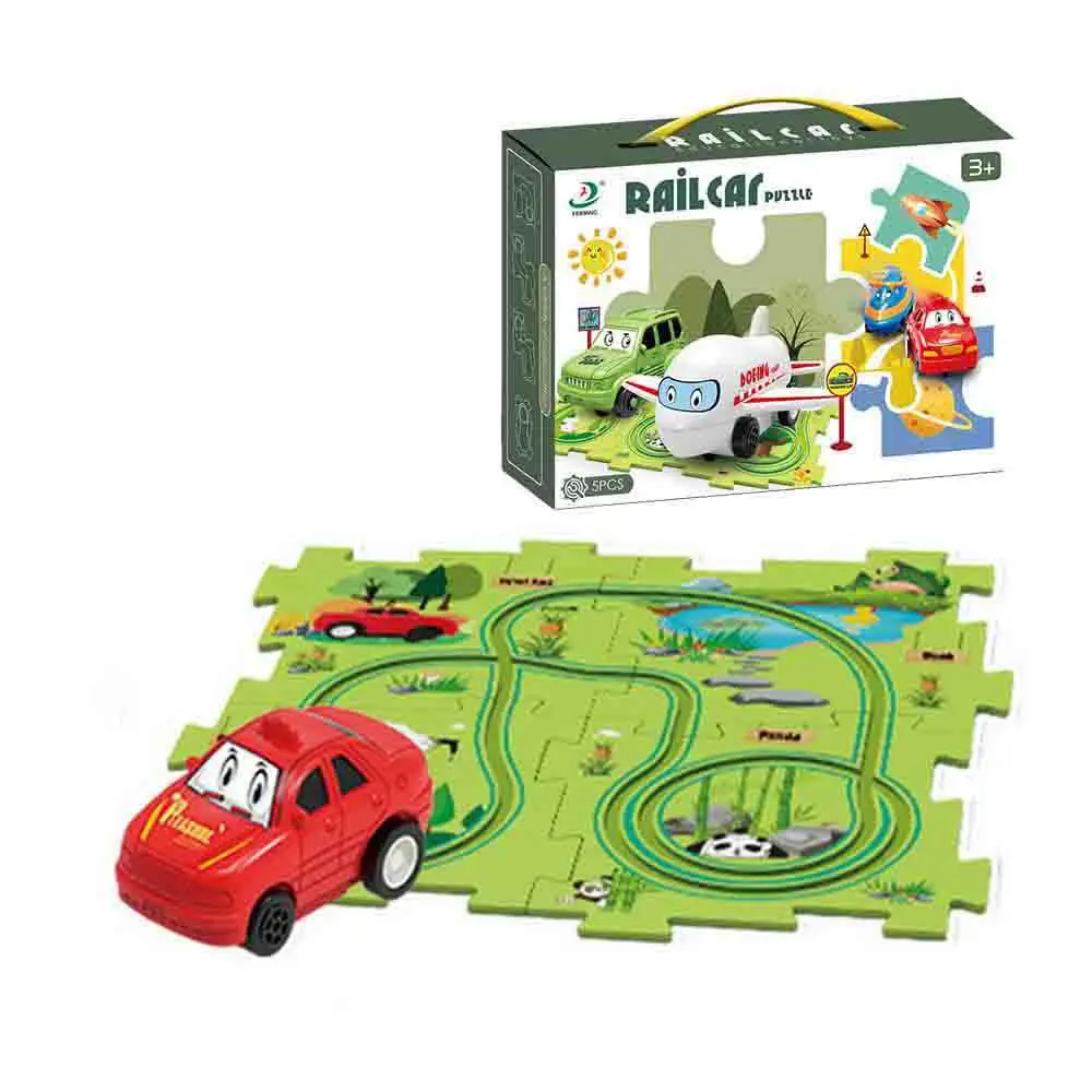 Electric Car Assembled Forest Park Scene Children's Puzzle Track Car Puzzle Creative Toys Gift Box Packing B017
Electric Car Assembled Forest Park Scene Children's Puzzle Track Car Puzzle Creative Toys Gift Box Packing B017