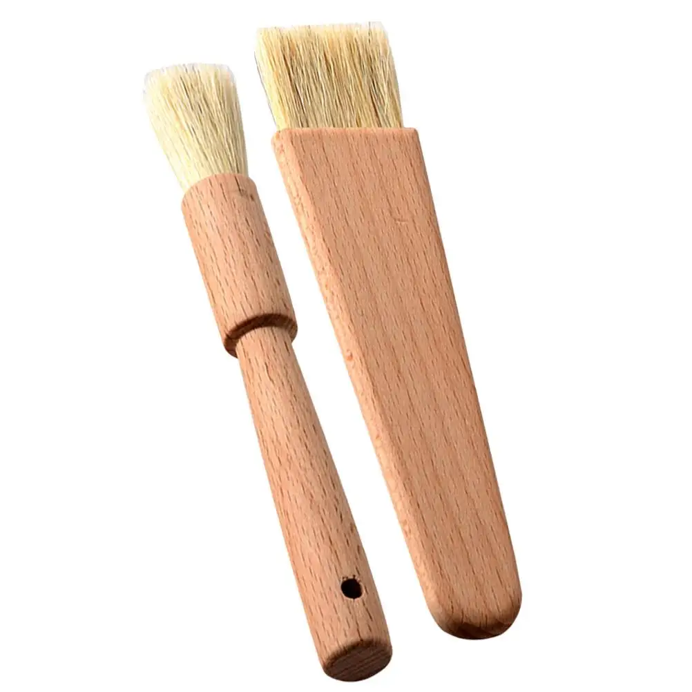 2 Pcs Beech Baking Brush Pastry Tool Bakery Supplies Boar Bristles Kitchen Oil Wooden Cooking
2 Pcs Beech Baking Brush Pastry Tool Bakery Supplies Boar Bristles Kitchen Oil Wooden Cooking