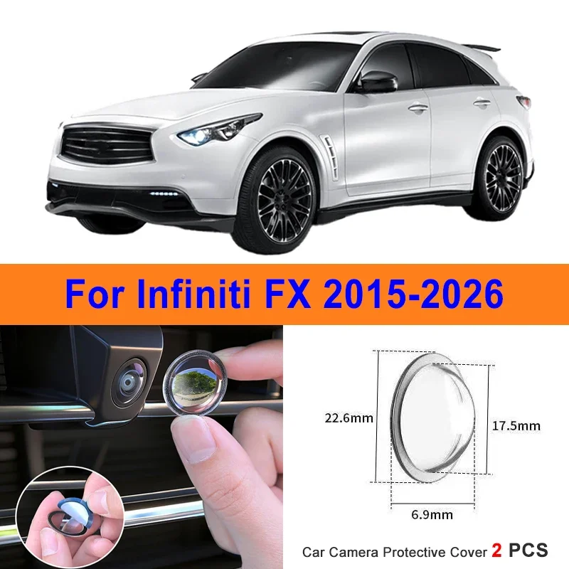 360 Reverse Image Car Camera Cover Anti-Scratch PC Lens Protector Stickers For Infiniti FX 2015-2026 2Pcs
360 Reverse Image Car Camera Cover Anti-Scratch PC Lens Protector Stickers For Infiniti FX 2015-2026 2Pcs