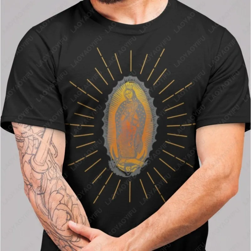 La Virgen De Guadalupe Переработанная Богоматери футболки Baritus Catholic Mary Fun Повседневные футболки для мужчин и женщин Хлопковые футболки унисекс для взрослых
La Virgen De Guadalupe Переработанная Богоматери футболки Baritus Catholic Mary Fun Повседневные футболки для мужчин и женщин Хлопковые футболки унисекс для взрослых