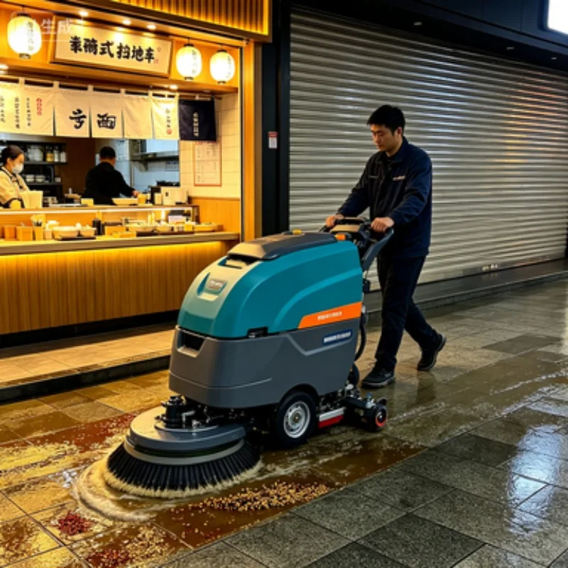 Walk-Behind and Ride-On Floor Scrubber Sweeper with Double Roller Brush and High Speed Electric Motor for Heavy-Duty Industrial
Walk-Behind and Ride-On Floor Scrubber Sweeper with Double Roller Brush and High Speed Electric Motor for Heavy-Duty Industrial