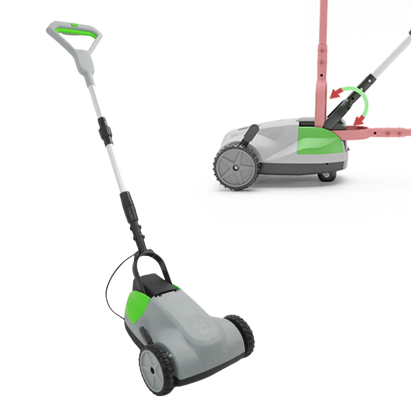 Cordless Lawn Mower 6500RPM 3 Cutting Heights Detachable Telescopic Aluminum Handle Small Electric Lawn Mower For Yard
Cordless Lawn Mower 6500RPM 3 Cutting Heights Detachable Telescopic Aluminum Handle Small Electric Lawn Mower For Yard