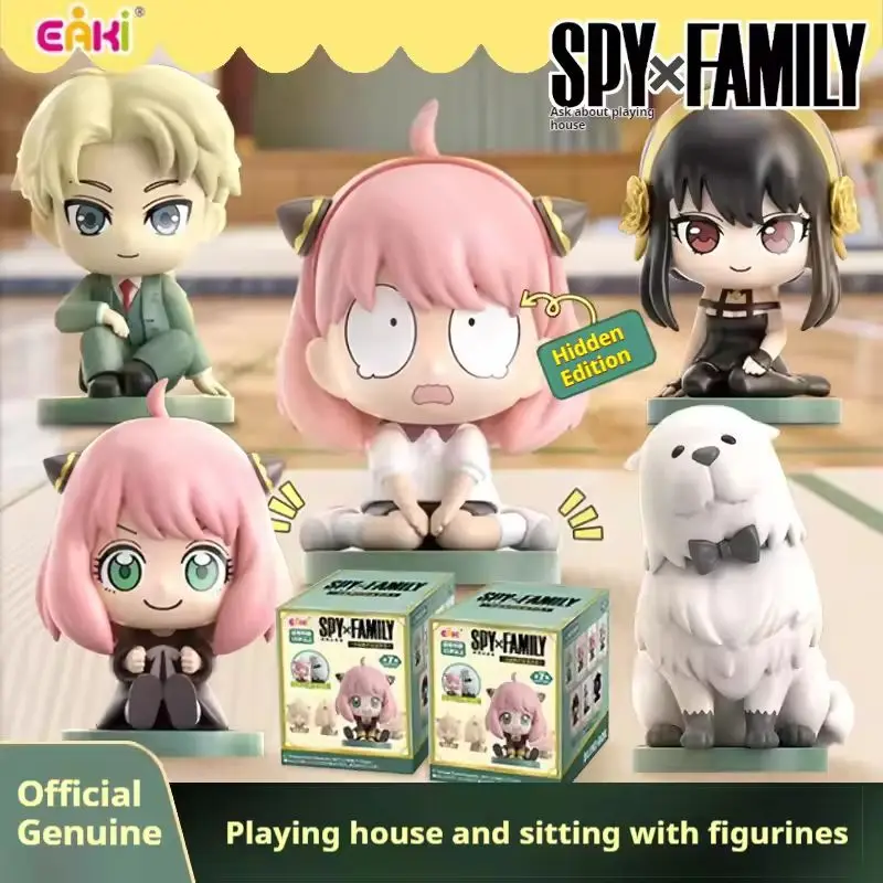 Аутентичная серия EAKI Spy Family Sitting Surprise слепая коробка аня игрушка фигурка мини-мультфильм милая кукла настольный декоративный орнамент
Аутентичная серия EAKI Spy Family Sitting Surprise слепая коробка аня игрушка фигурка мини-мультфильм милая кукла настольный декоративный орнамент