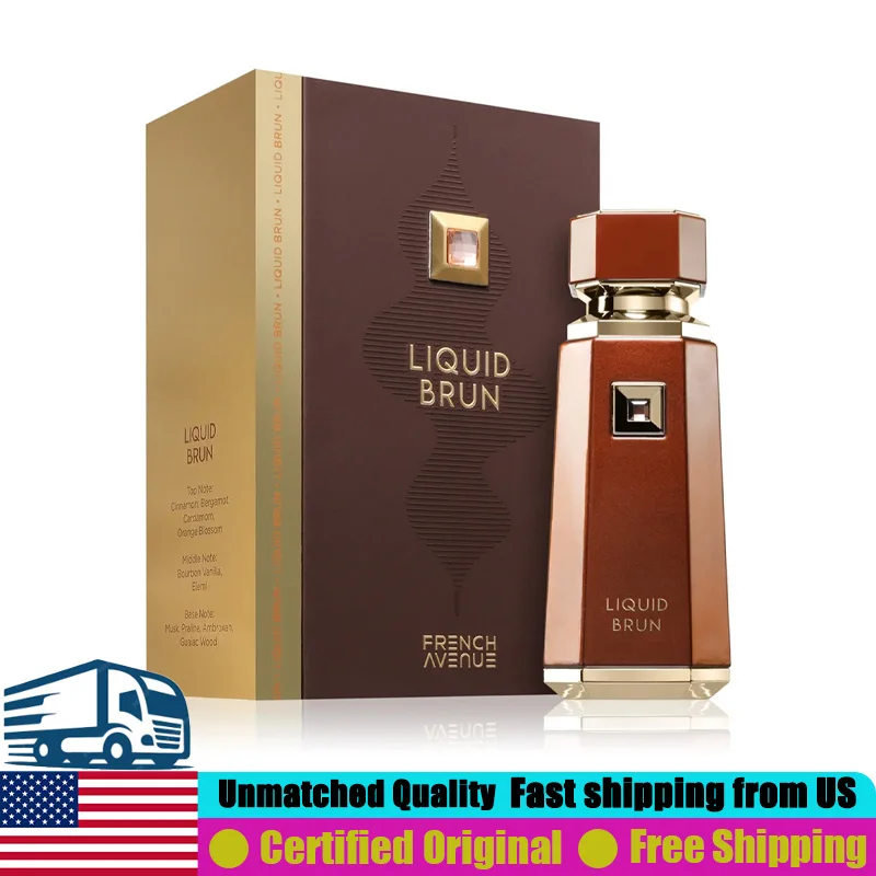 French Avenue Liquid Brun Eau de Parfum Spray 3.4 Oz Premium Arabian Perfumes 100 ML Long-Lasting Amber Vanilla Cologne for Men
French Avenue Liquid Brun Eau de Parfum Spray 3.4 Oz Premium Arabian Perfumes 100 ML Long-Lasting Amber Vanilla Cologne for Men