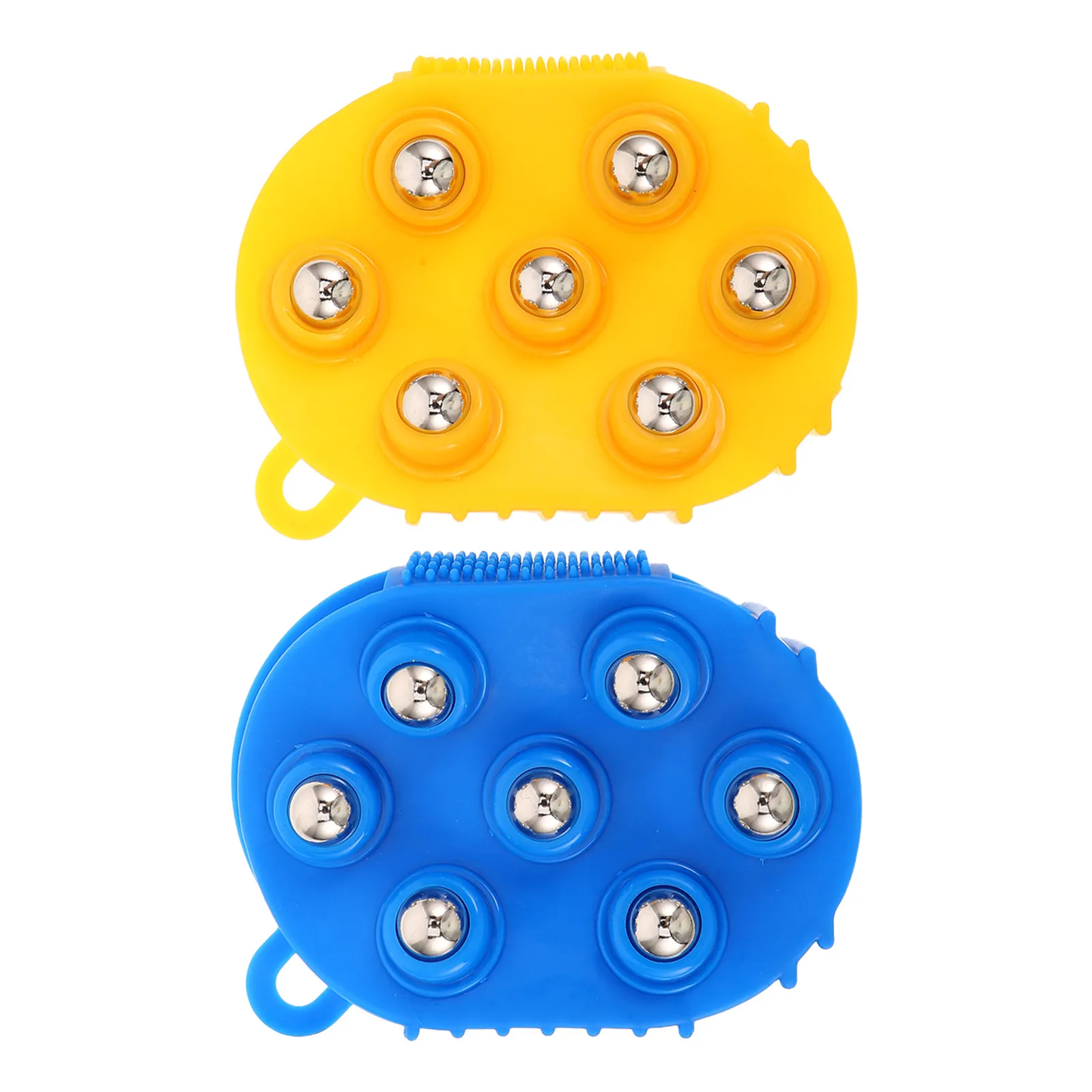 2Pcs 360Degree Roller Ball Massager Gloves Oval Massage Brush Handheld Deep Tissue Lymphatic Massage Tool for Neck Shoulder Leg
2Pcs 360Degree Roller Ball Massager Gloves Oval Massage Brush Handheld Deep Tissue Lymphatic Massage Tool for Neck Shoulder Leg