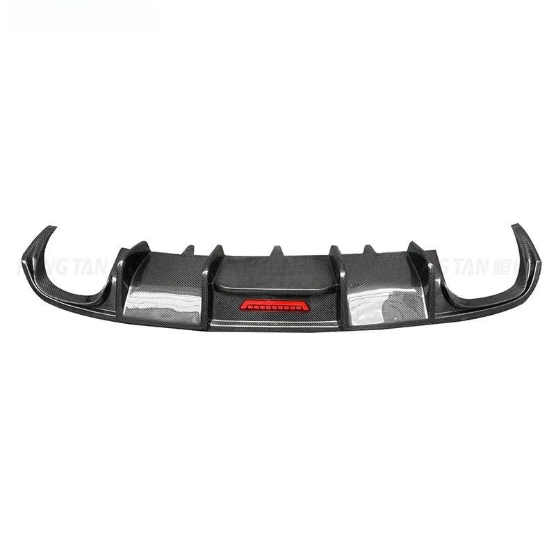 Suitable for 2012 + new Audi A6 C7 carbon fiber modified with lamp four out rear lip rear diffuser small surround
Suitable for 2012 + new Audi A6 C7 carbon fiber modified with lamp four out rear lip rear diffuser small surround