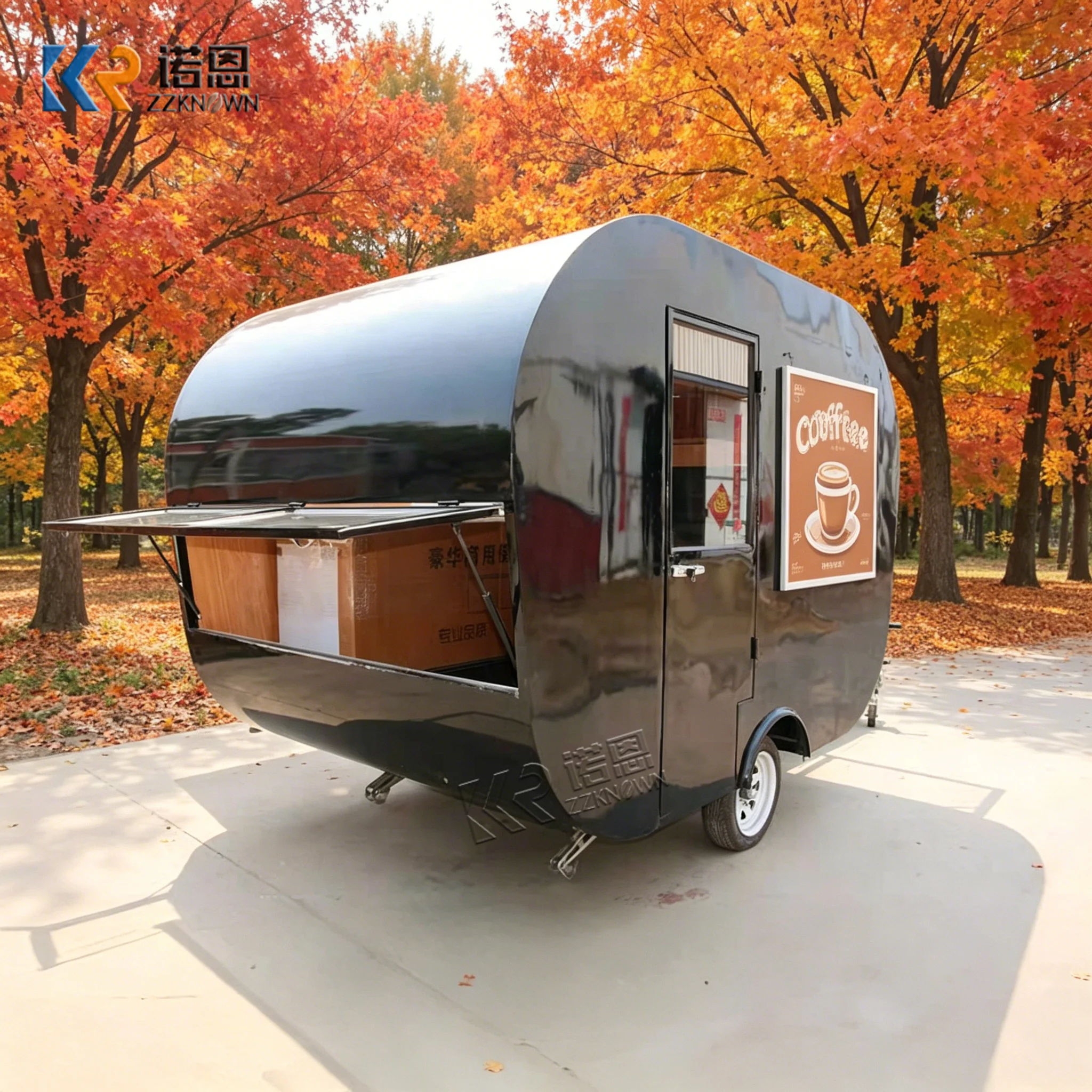 Stainless Steel Outdoor Food Vending Trailer Mobile Kitchen Cart with Refrigerator for Street Food Business
Stainless Steel Outdoor Food Vending Trailer Mobile Kitchen Cart with Refrigerator for Street Food Business