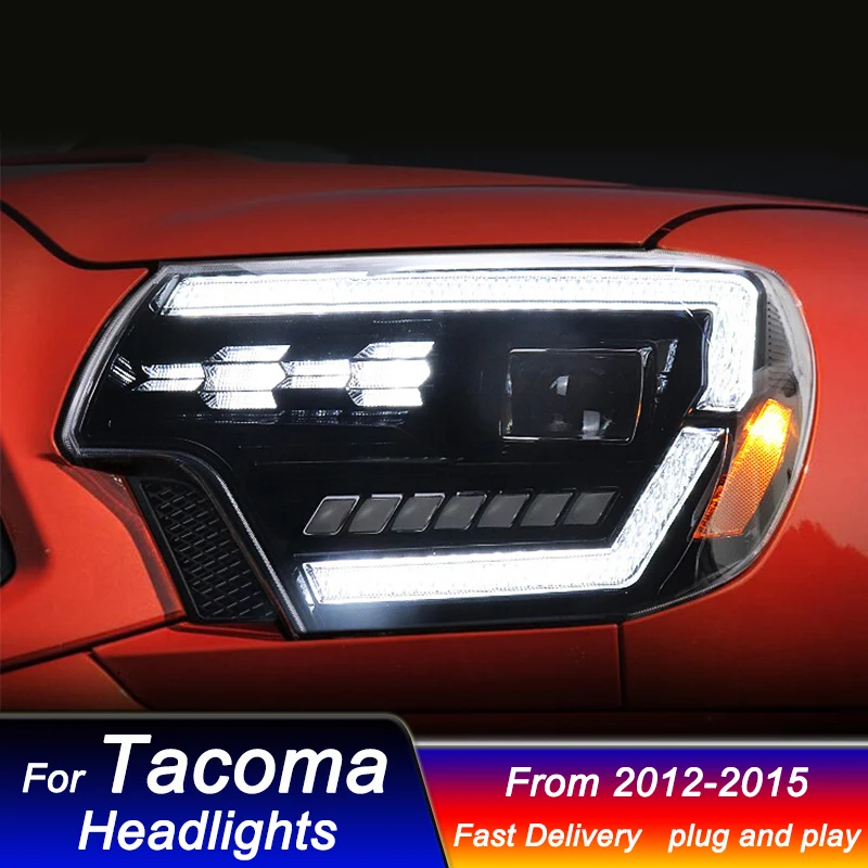 Car Led Headlights For Toyota Tacoma 2012-2015 new style LED Head Lamp Upgrade DRL Dynamic Signal Lamp Front light Assembly
Car Led Headlights For Toyota Tacoma 2012-2015 new style LED Head Lamp Upgrade DRL Dynamic Signal Lamp Front light Assembly