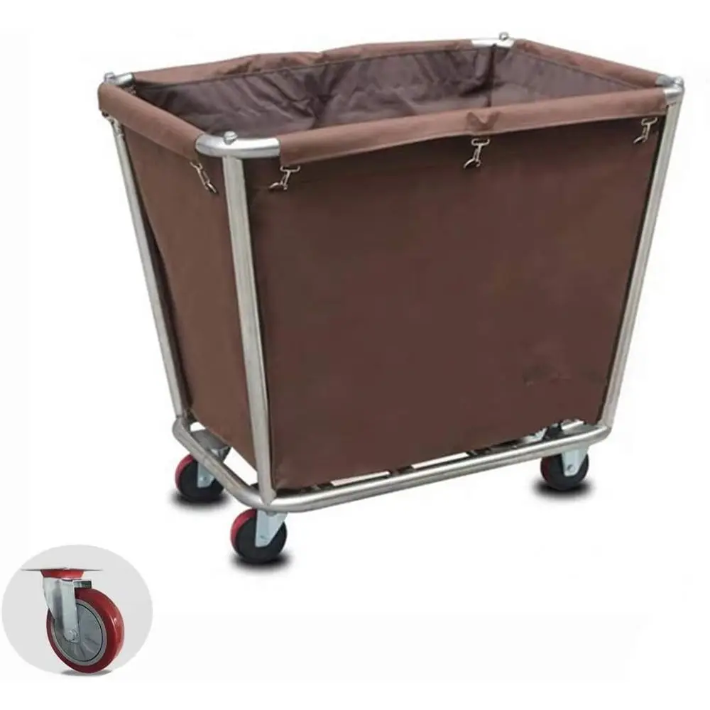 Large Rolling Kitchen Laundry Cart with 5 Wheels for Storage and Hotel Room Service
Large Rolling Kitchen Laundry Cart with 5 Wheels for Storage and Hotel Room Service