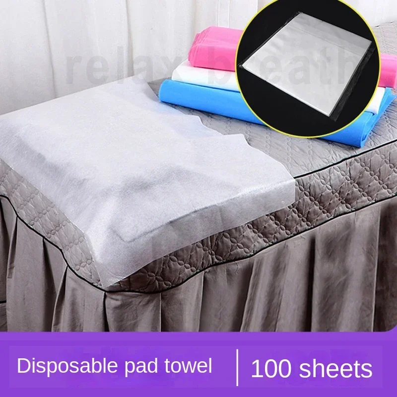 200pcs disposable Beauty salon spa pad non-woven massage bedside pillow sheets thickened single lying towel disposable Hotels
200pcs disposable Beauty salon spa pad non-woven massage bedside pillow sheets thickened single lying towel disposable Hotels