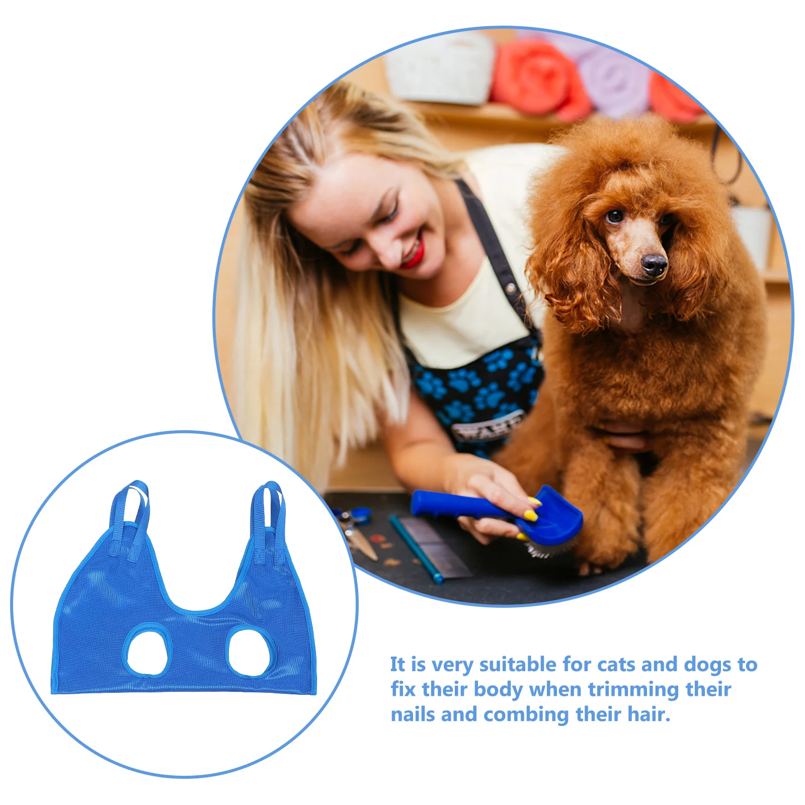 1Set Dog Grooming Hammock Professional Pet Accessory Strong Breathable Material for Home Shop Use Versatile Grooming Comb and
1Set Dog Grooming Hammock Professional Pet Accessory Strong Breathable Material for Home Shop Use Versatile Grooming Comb and