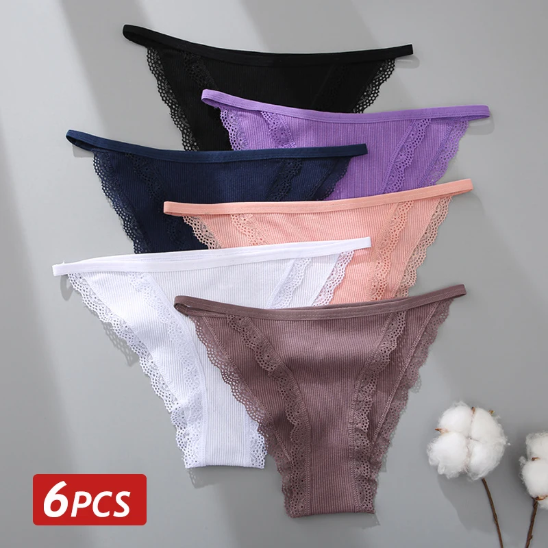 6PCS / Женские хлопчатобумажные трусики Сексуальные нижнее белье с низкой талией кружевные трусики Женское чистое воздухопроницаемое нижнее белье Женское лоскутное мягкое нижнее белье
6PCS / Женские хлопчатобумажные трусики Сексуальные нижнее белье с низкой талией кружевные трусики Женское чистое воздухопроницаемое нижнее белье Женское лоскутное мягкое нижнее белье