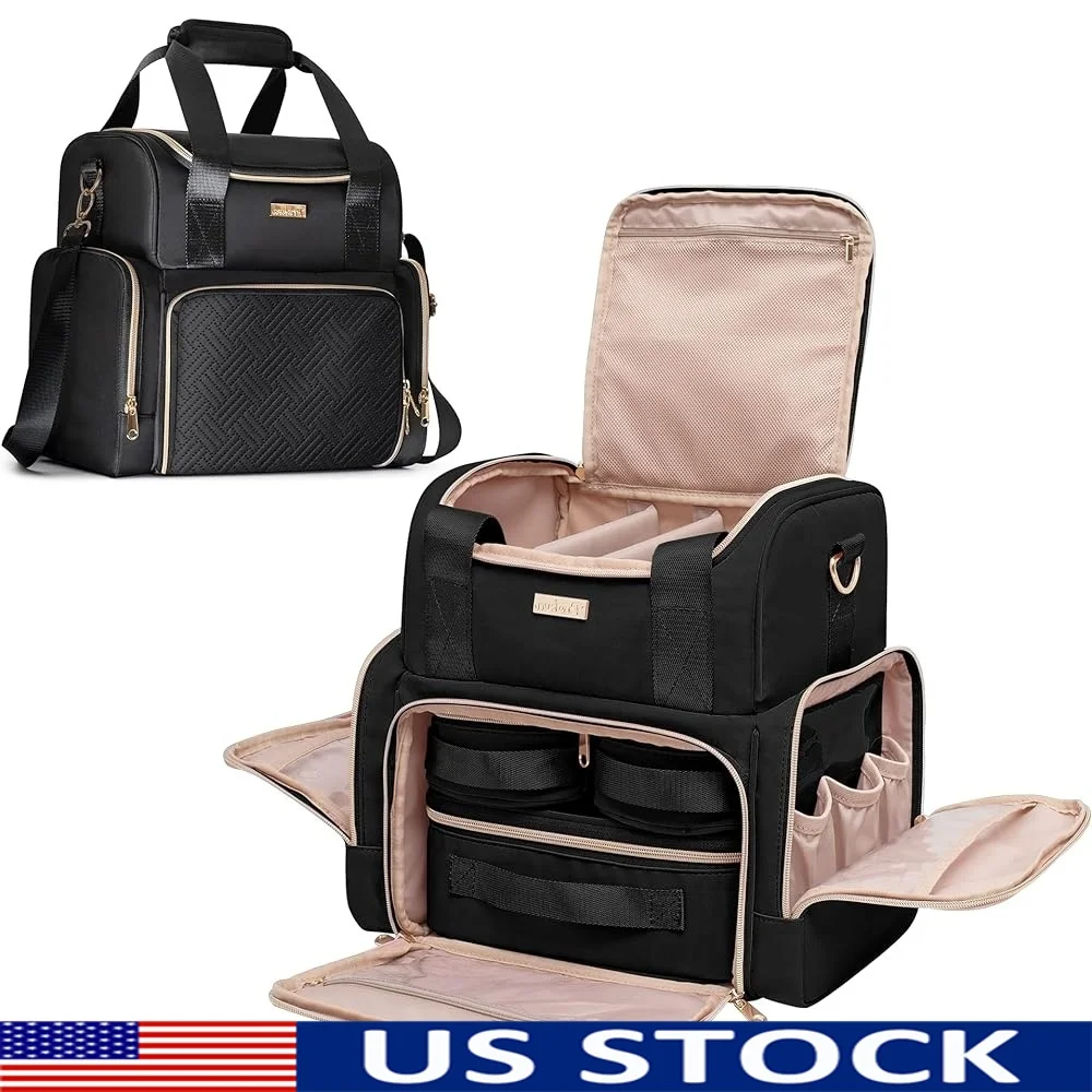 Large Cosmetic Bag Travel Organizer Double Layer Makeup Case with Removable Dividers Makeup Brush Storage Travel and Home
Large Cosmetic Bag Travel Organizer Double Layer Makeup Case with Removable Dividers Makeup Brush Storage Travel and Home