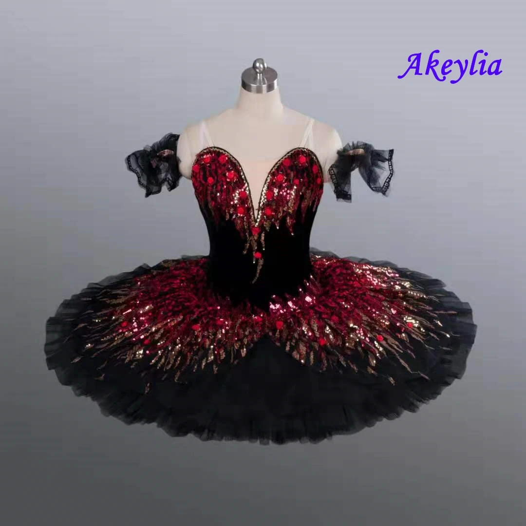 Black red professional ballet tutu for competition costume Fire bird adult red ballet costumes fairy pancake classical tutu 9045
Black red professional ballet tutu for competition costume Fire bird adult red ballet costumes fairy pancake classical tutu 9045