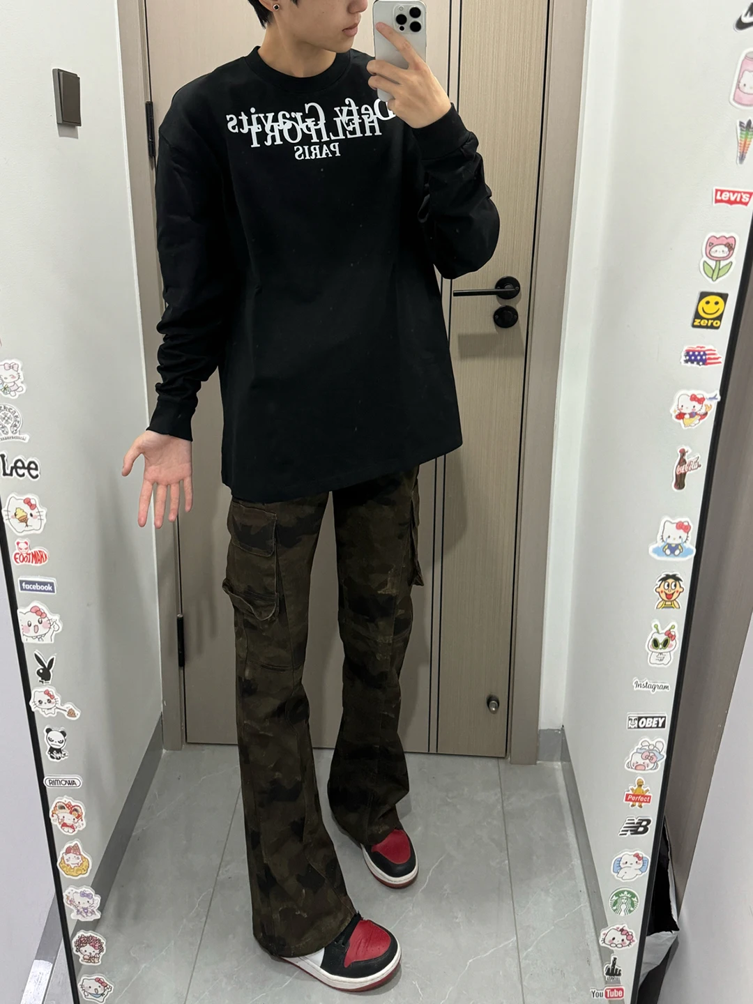 American Retro Camouflage Bell Bot Jeans Men Slimming High Rise Long Pants CleanFit Haome High Street Workwear Trousers
American Retro Camouflage Bell Bot Jeans Men Slimming High Rise Long Pants CleanFit Haome High Street Workwear Trousers