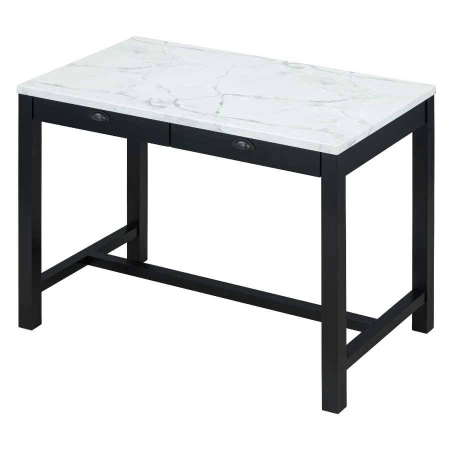 TREXM 5Piece Modern Faux Marble Versatile Bar Table Set with Storage Drawers and Padded Stools Ideal for SpaceSaving Dining Noo
TREXM 5Piece Modern Faux Marble Versatile Bar Table Set with Storage Drawers and Padded Stools Ideal for SpaceSaving Dining Noo