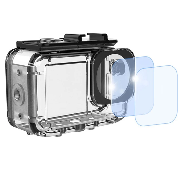 Waterproof Case For DJI Action 5 Pro/Action 4/Action 3 Camera Accessories, Underwater 45M/148FT Deep Diving Protective
Waterproof Case For DJI Action 5 Pro/Action 4/Action 3 Camera Accessories, Underwater 45M/148FT Deep Diving Protective
