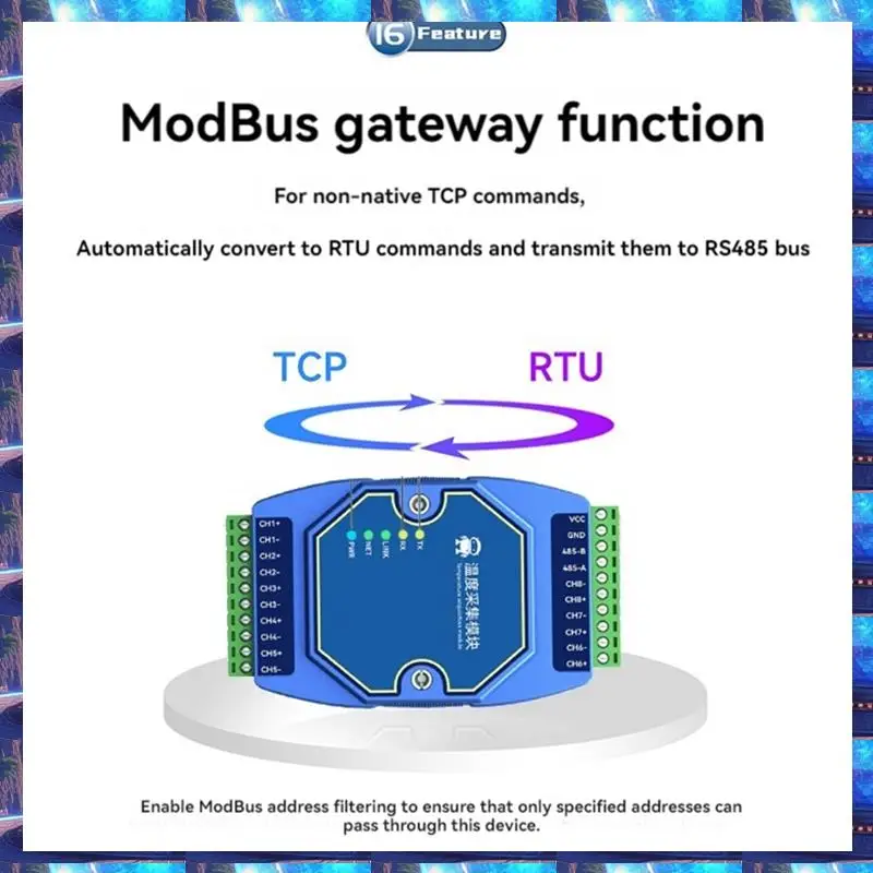 2025 8-полосный модуль измерения температуры Modbus RS485 PT100 RTD шлюз Watchdog DNS Industrial, 8-полосный сбор температуры M
2025 8-полосный модуль измерения температуры Modbus RS485 PT100 RTD шлюз Watchdog DNS Industrial, 8-полосный сбор температуры M